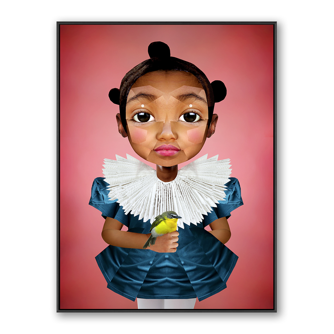 Lily With Frame - Barbara van den Berg - Lily with frame - elfi